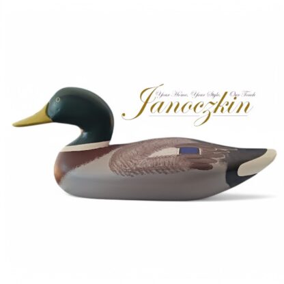 Hand-Painted Duck Decoy – Timeless Decorative Accent for Office, Den, or Library - Image 2