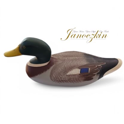 Hand-Painted Duck Decoy – Timeless Decorative Accent for Office, Den, or Library - Image 3