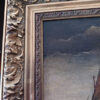 Painting of Sailboats signed Marckok, 7″ X 4.75″, 11″ X 9″ framed, Gold Color Frame - Image 6