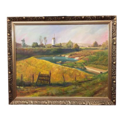 "A View of Holland" – Original Signed Landscape Painting by Maryland Artist Arlene Wise - Image 13