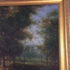 Vintage Oil Painting on Canvas, Framed, Country Road painted in oil on canvas - Image 5