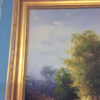 Vintage Oil Painting on Canvas, Framed, Country Road painted in oil on canvas - Image 6