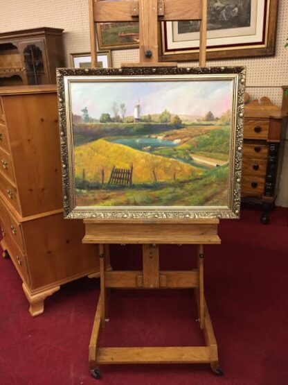 "A View of Holland" – Original Signed Landscape Painting by Maryland Artist Arlene Wise - Image 3