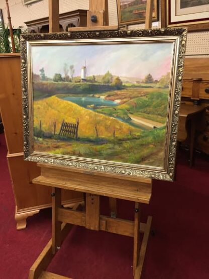 "A View of Holland" – Original Signed Landscape Painting by Maryland Artist Arlene Wise - Image 5